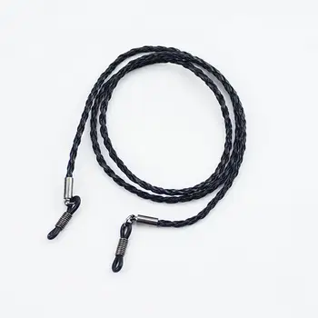 

HOT 4 Colors 1Pc New Leather Eyeglass Cord Adjustable End Glasses Holder Colorful Leather Glasses Neck Strap String Rope Band