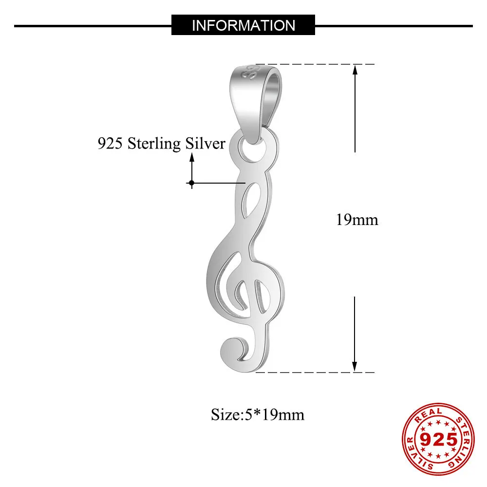 925 пробы, серебряный шарм для маленькой девочки, Vnistar Boy, Очаровательные Подвески с музыкальной нотой, серебряные женские ювелирные изделия, кулон