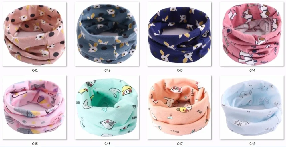 Spring Scarf for Baby Girls Children Scarf Collar Boys Kids Thick Warm Neck Scarves Baby Ring Scarf Autumn Winter Neckchief