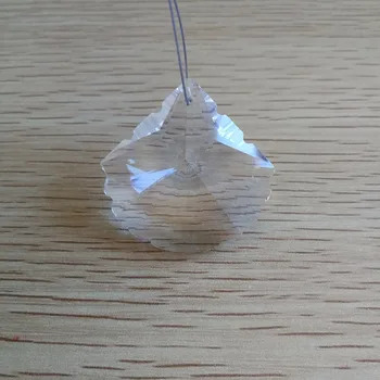 

30pcs 38mm Shell Pendant Chandelier Parts Glass DIY Hanging Prism Suncatchers For Strand Garlands