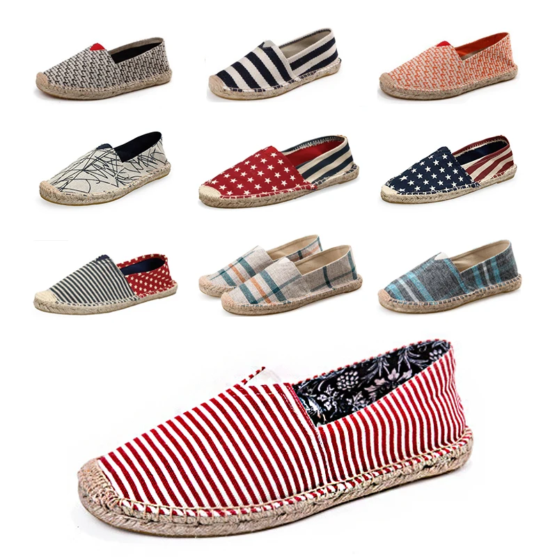 

Fashion Women Casual Shoes Canvas Shoes Slip On Round Flats Shoes For Women Brand Ladies Fisherman Loafers Shoes Plus Size
