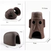 Abri en céramique de 15 styles, porte-mousse, ornement pour Aquarium, grotte de roche pour petits poissons et crevettes ► Photo 3/6