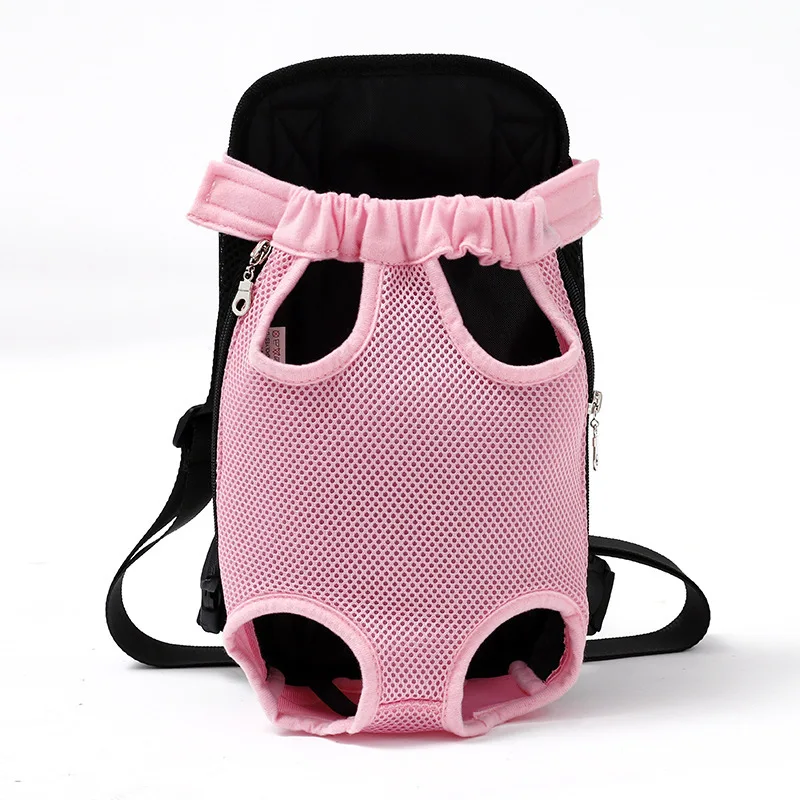 

Dog Cat Carry Backpack Bag Nylon Mesh Out Carrier Pet Puppy Front Net Bag 4 Sizes 8 Colours