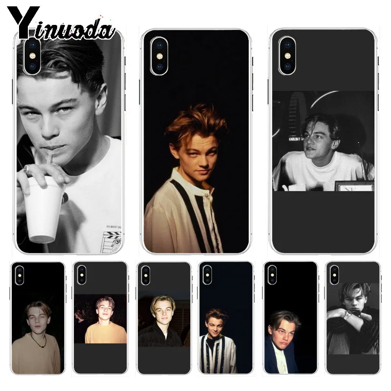 

Yinuoda cool Leonardo Dicaprio young Luxury High-end phone Accessories case for Apple iPhone 8 7 6 6S Plus X XS max 5 5S SE XR
