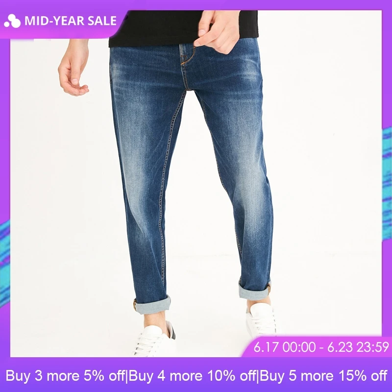 

Jack Jones 2019 spring summer men jeans slim fit blue jeans denim jogger jeans | 218232516