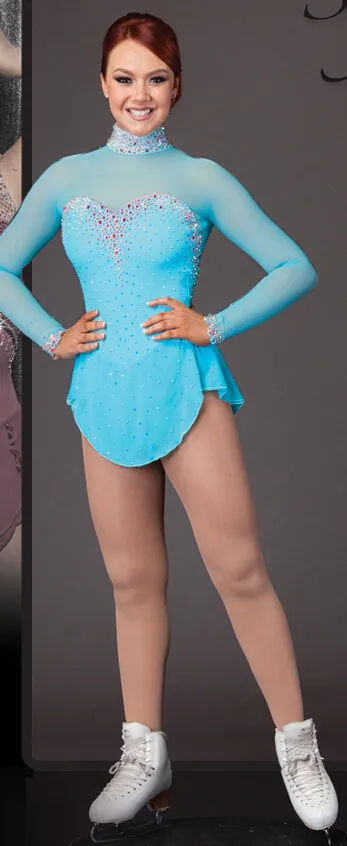 

custom figure skating dress for women spandex figure skating competition dresses girls hot sale ice skating clothing