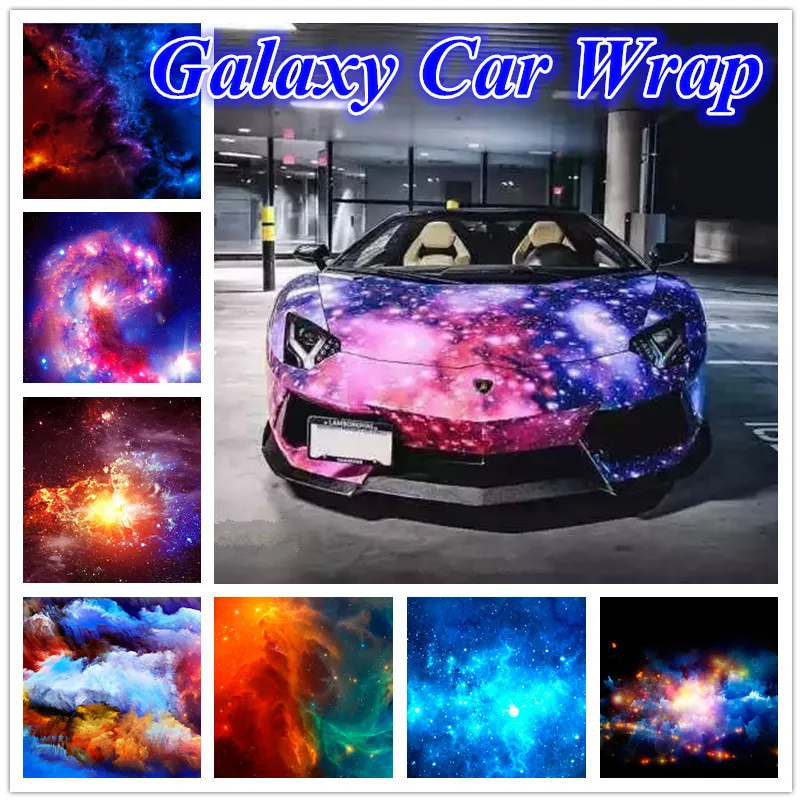 Wholesale Galaxy Car Sticker Starry Vinyl Wrap Roll Interior