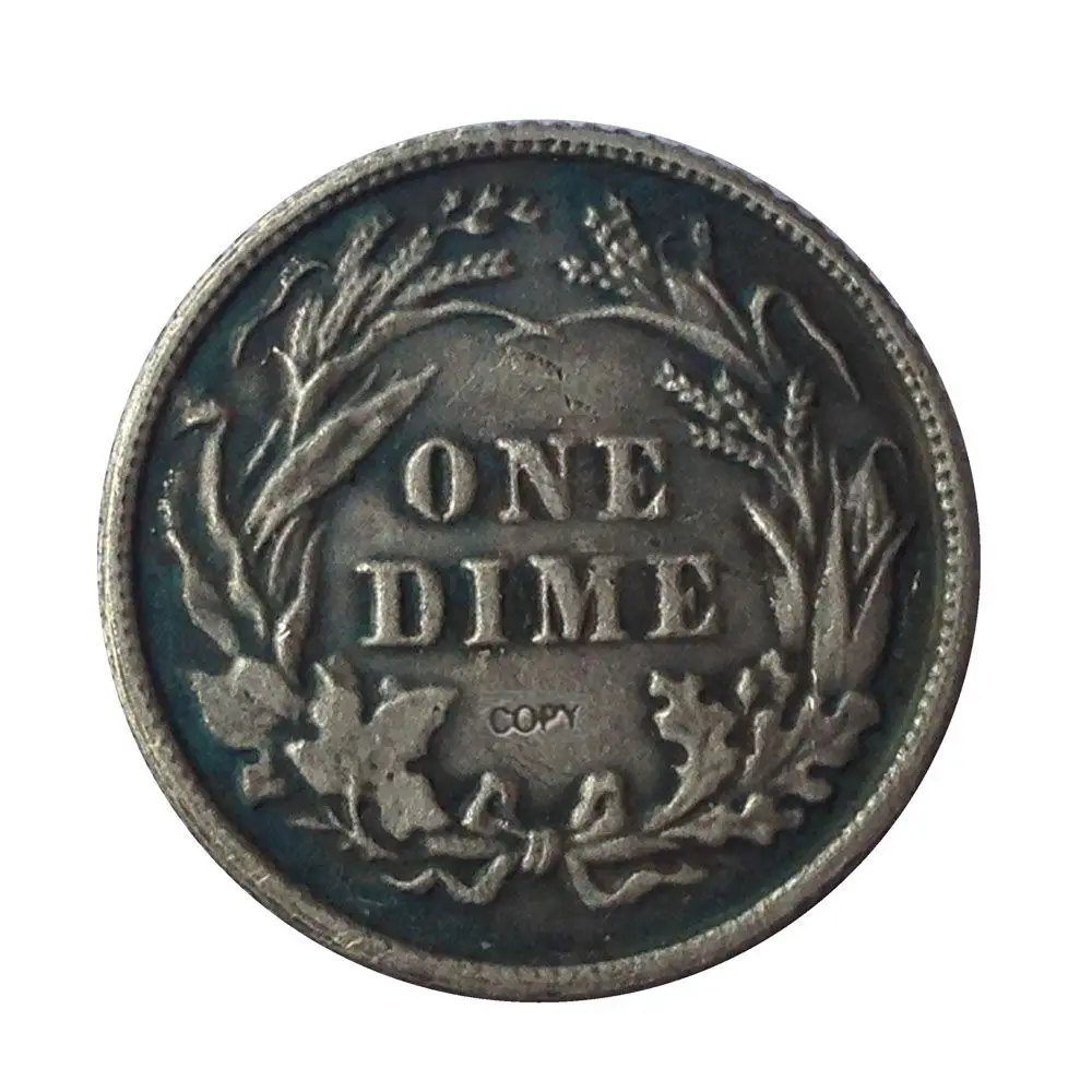 Дата 1875-S 1876 1876-CC 1876-S 1877 1877-CC 1877-S 1878 США десятицентовая монета с изображением сидящей свободы копия монет