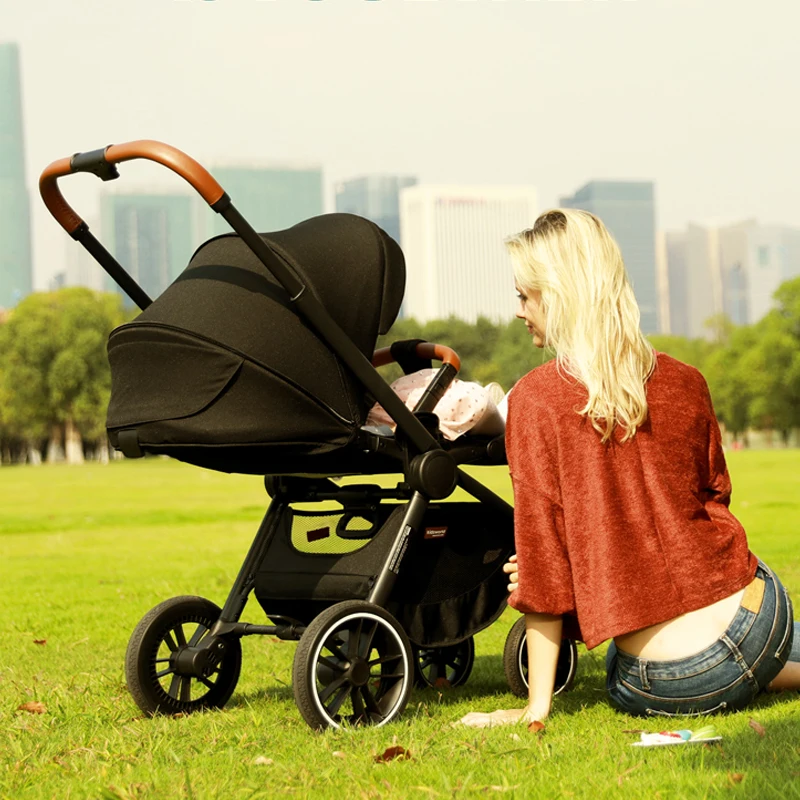 Бесплатная доставка детская коляска 3 в 1 легкий бренд Kinderwagen портативная Poussette