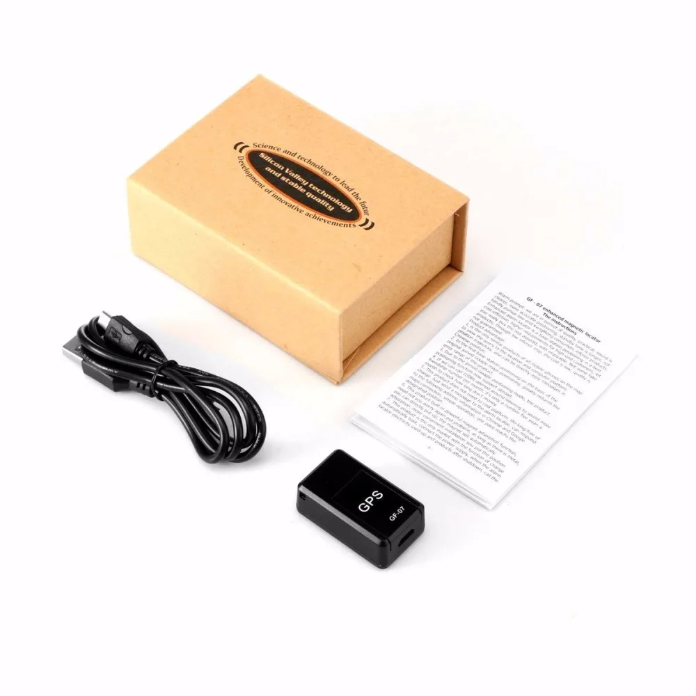 Car Gps Tracker GF07 Mini GPS GSM/GPRS Car Tracking Locator Device Sound Recording Micro Tracker