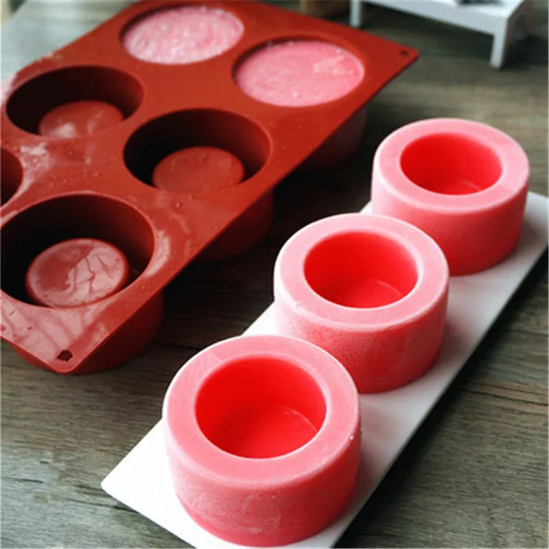 

3D Jelly Pudding Cupcake Moulds Silicone Mold Cake Mousse For Ice Creams Chocolates Pastry Art Pan Dessert Bakeware Soap Mold