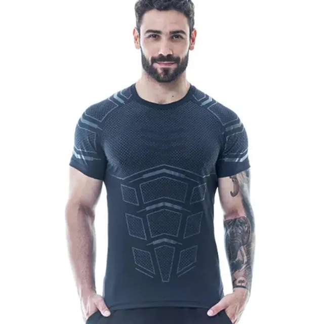 T-shirt Décontracté Ample Pour Homme, Vêtements De Sport À Séchage Rapide À  Manches Courtes, Maillot De Compression Élastique Pour La Course À Pied,  L'entraînement Et Les Sports De Plein Air