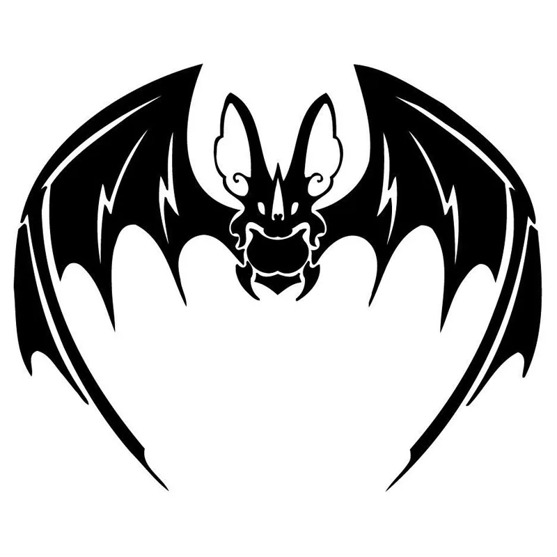 15.2*12.5CM Cartoon Bat Cool Graphic Car Stickers Stylish Vinyl Car