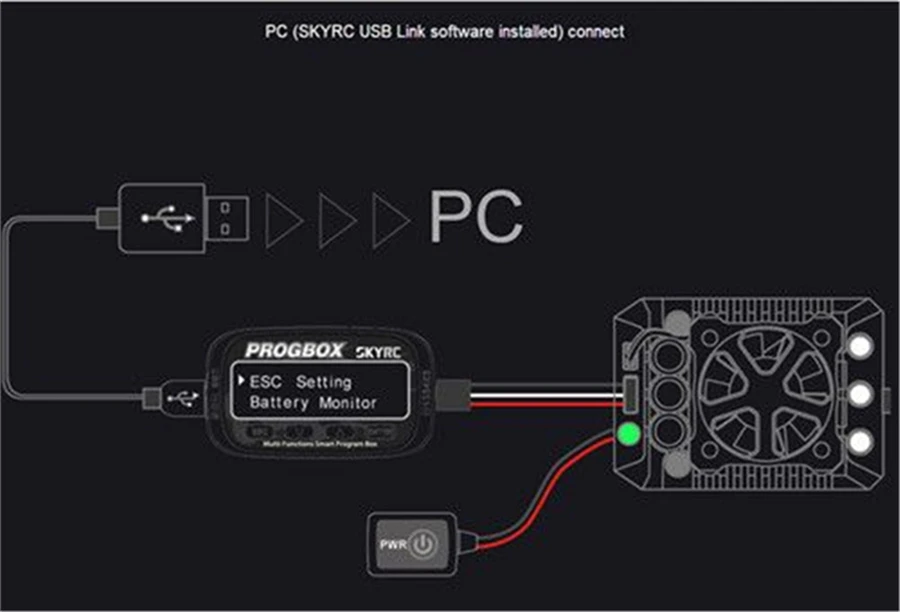 Новое обновление SKYRC TS150 Pro Алюминиевый TORO TS150 Pro бесщеточный сенсорный ESC для 1/8 RC автомобиля Багги truggy monster truck