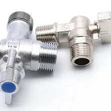 1PSC нагрева воды треугольный клапан и удлинения ресниц всего за угол газовый клапан и газовый наконечник DN15 DN20