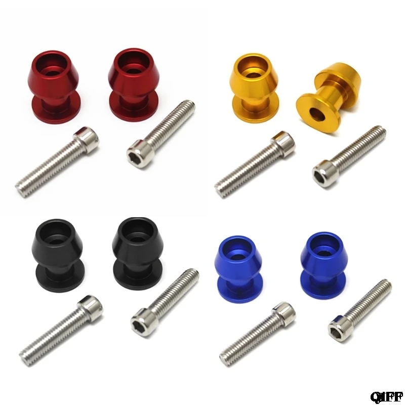 Drop Ship&ampWholesale 1 Pair 10mm Motorcycle CNC Swingarm Spools Slider For KAWASAKI ER6N Z750 NINJA 250 300 MAY06 | Автомобили и