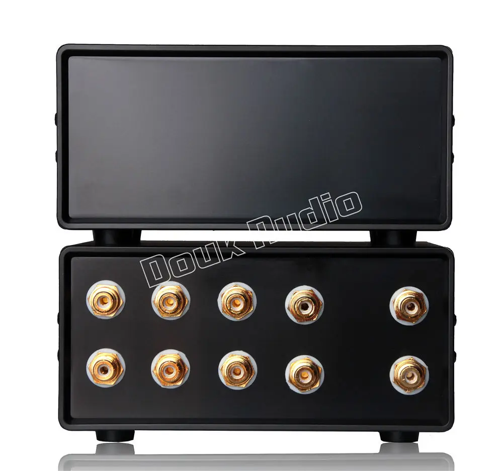 2017 Lastest Douk Audio Stereo 1 IN 4 OUT RCA Audio Splitter/Switcher