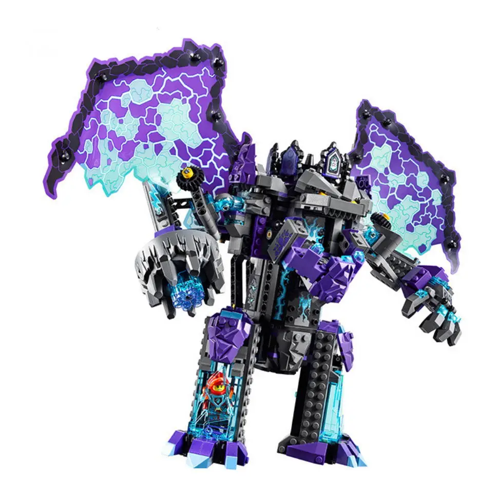 

BELA Nexus Chevaliers la Pierre Colosse Ultime Destruction Blocs Ensembles Kits Briques Modele Enfants Jouets Compatibl 70356