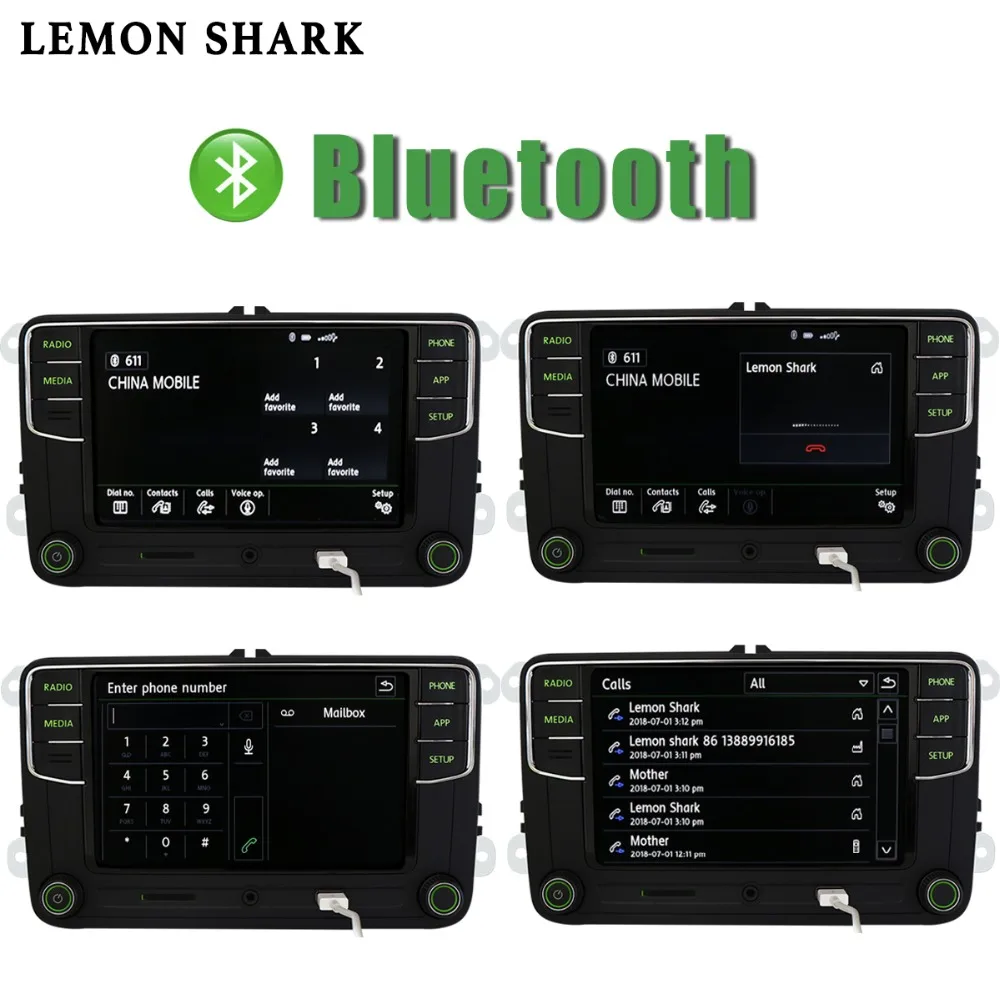 RCD330G Carplay RCD330 Plus зеленая подсветка автомобиль MIB радио 6RD 035 187B Noname Android Auto для VW Skoda