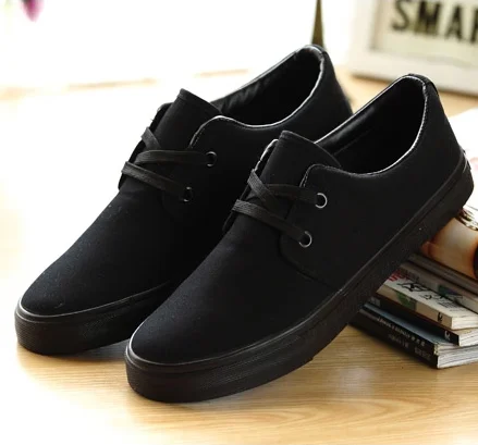 full black casual shoes