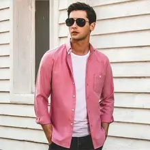 Роскошная модная мужская приталенная рубашка с длинным рукавом Формальное Деловое платье рубашки Повседневная рубашка Топ Новинка