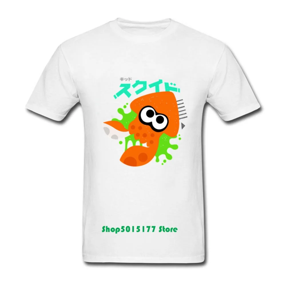 Новая футболка с принтом в виде кальмара KAWAII BLUES SPLATOON Мужская классическая