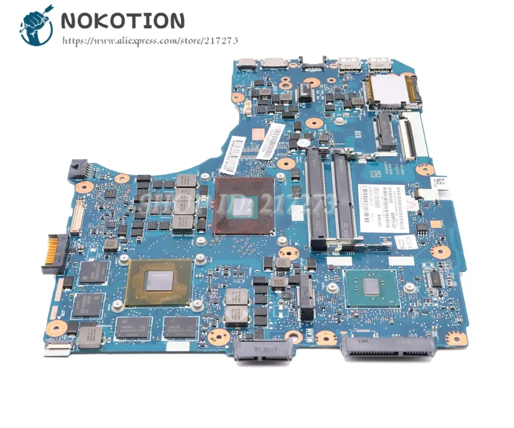  NOKOTION Laptop Motherboard For Asus N551VW MAIN BOARD I7-6700HQ CPU DDR4 GTX 960M graphics card