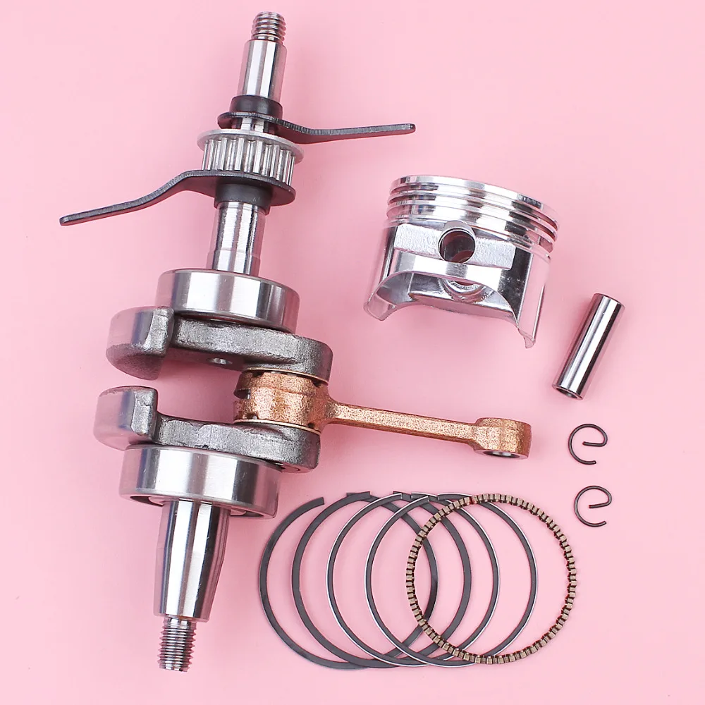 Crankshaft 39mm Piston Pin Ring Circlip Kit For Honda GX35 GX 35 4 Stroke Lawn Mower Small Gas Engine Motor Part Crankshaft 39mm Piston Pin Ring Circlip Kit For Honda GX35 GX 35 4 Stroke Lawn Mower Small Gas Engine Motor Part