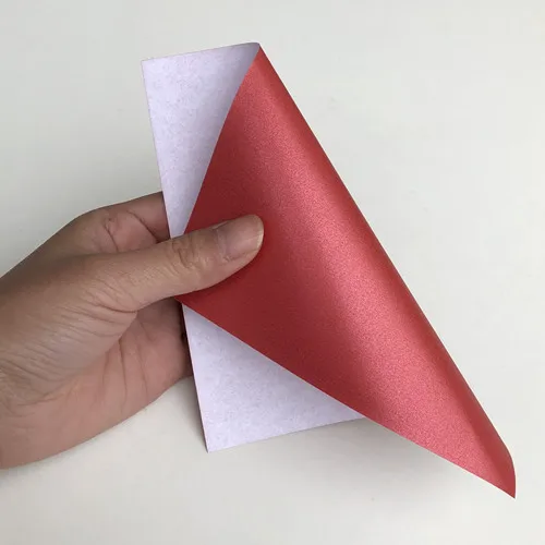 DIY свадебные конфетти конус бумаги 50 штук 15*15 см тонкий - Цвет: red