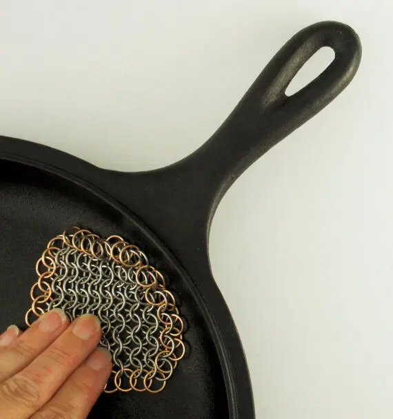 Top life-time Finger Iron Cleaner нержавеющая сталь Chainmail Пальмовая щетка скруббер Кухонные гаджеты моющий инструмент сковорода блюдо чаша Mayitr