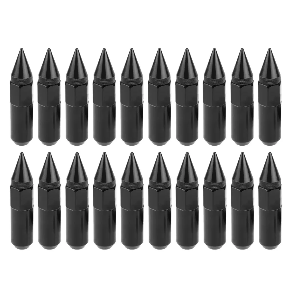20 шт. m12x1.25 мм алюминиевый сплав Луг гайки 7 цветов шипами Расширенный тюнер диски из алюминия крышка колесных дисков автомобильные аксессуары