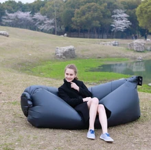 Outdoor and indoor bean bag air self inflated chair,fashion sleeping bag/Inflatable Bean Bag buy Inflatable Bean Bag