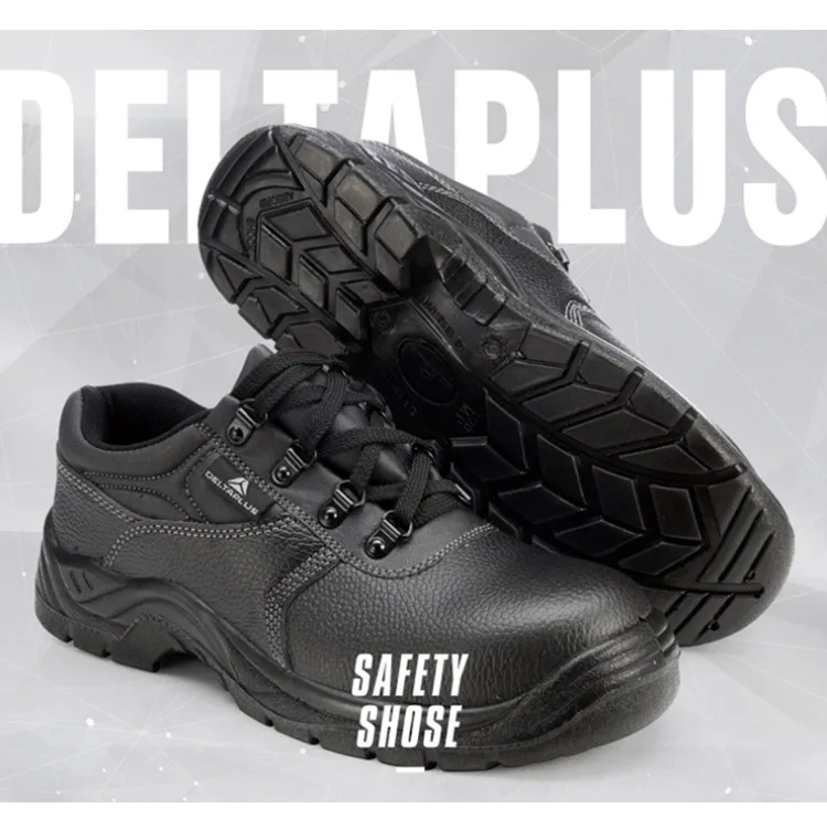 Deltaplus Safety Shoes Breathable Cowhide Leather Anti-smashing Labor Shoes Boots Non-slip Anti-static Protective Footwear (4)