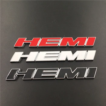 

For Jeep Chrysler Dodge Hemi Sticker for Challenger Ram Charger Wrangler Compass Grand Cherokee 200 300 Metal Grille Emblem Car