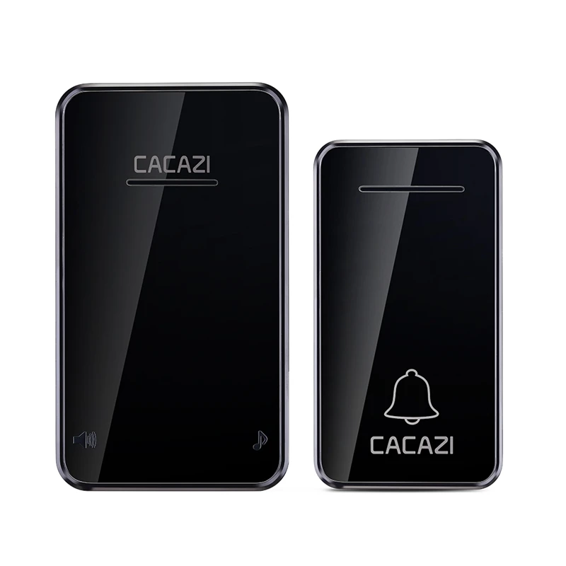 

Wireless Doorbell Self-powered No Battery IP 40 Waterproof 200M Home Cordless Door Bell 1 2 Button & Receiver EU US UK AU Plug