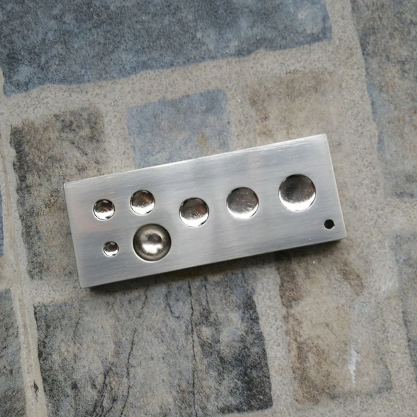 

leather carving tool for rivets, nails, snap buttons stamping base with size from 5mm to 14mm