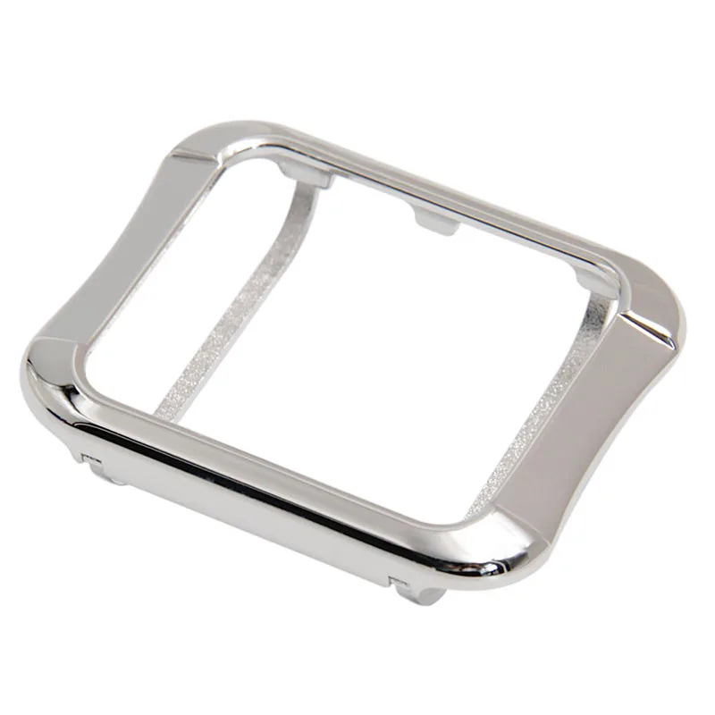 

Aluminum Alloy Bumper Case Protective Metal Frame Cover Compatible with 38mm/42mm Apple Watch Series 3/2/1 -Silver