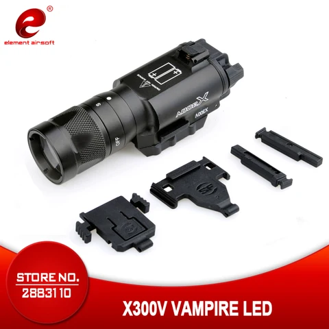 Elemento Airsoft Surefir Lanterna Tática Glock 18c 19 Acessórios Luz Estroboscópica X300 Pistola Armas Ex381 X300v