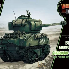Q версия MENG WWT 008 World War Toons Британский Шерман-Светлячок средний танк(без клея) модель хобби