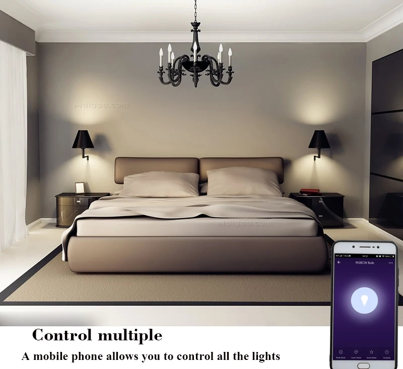 BOAZ EC E14 Led Smart Wifi Свеча лампа RGBCW Меняющие цвет лампы Tuya smartlife Голосовое управление