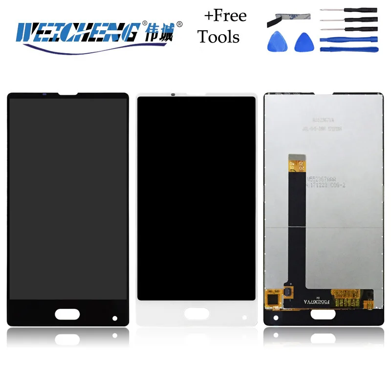 

WEICHENG for BLUBOO S1 LCD Display+Touch Screen Digitizer 100% NEW LCD Screen Glass Panel Assembly For S1 LCD+tools