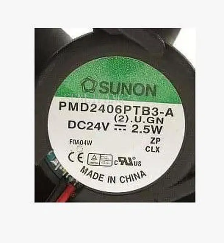 Бесплатная доставка PSD2406PTB3-A DC 24V 2,64 W 60x60x25 мм 2-провод Сервер охлаждающий вентилятор