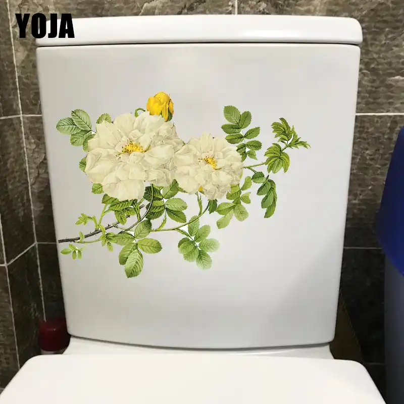 Yoja 24 4x17 1cm Blanco Vintage Flores Pared Decoracion Clasica