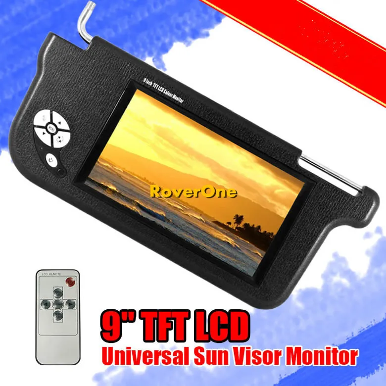 

2 Pcs X 9'' Inch HD Automotivo Auto Car Sun Visor Sunvisor TFT LCD Screen Monitor Multimidia Multimedia Station Car Video