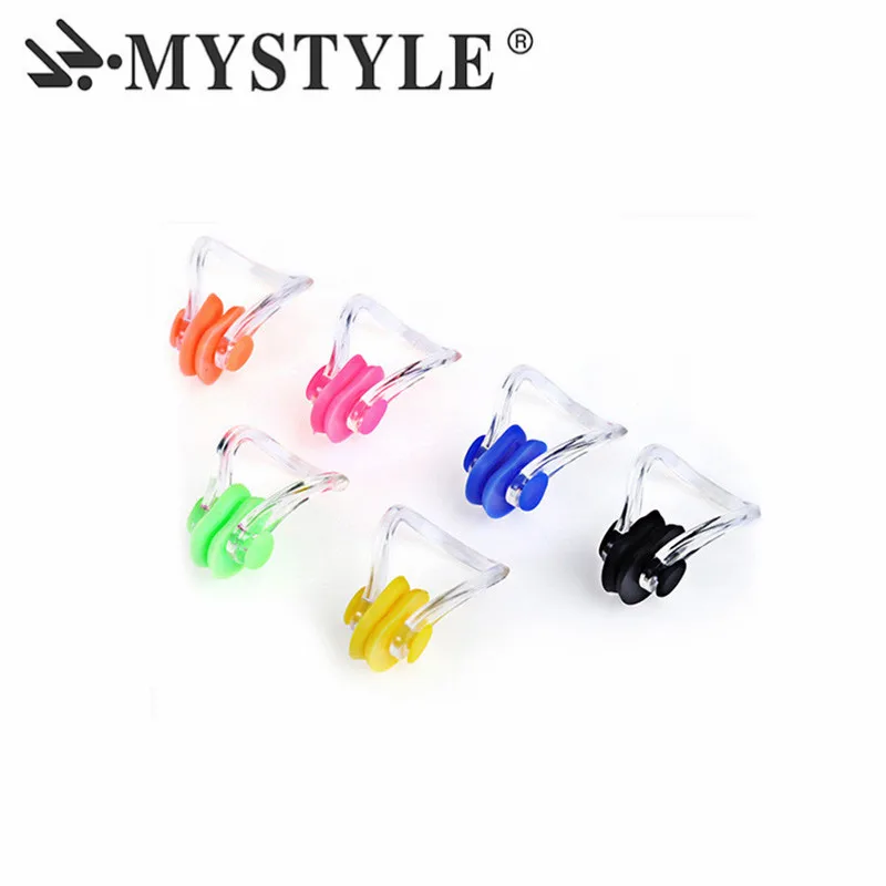 Soft Silicone Swimming Nose Clips + 2 Ear Plugs Earplugs Gear with A Case Box Set Pool Accessories Water Sports