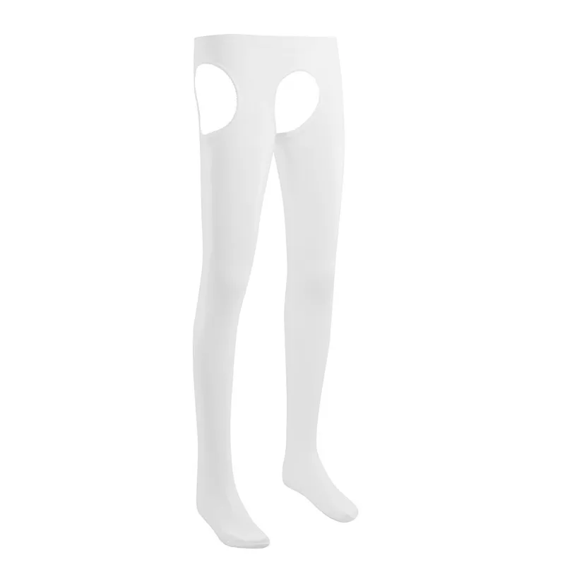 1 пара мужские эластичные колготки с вырезами|sexy men tights|men sexy stockingsmen pantyhose stockings |