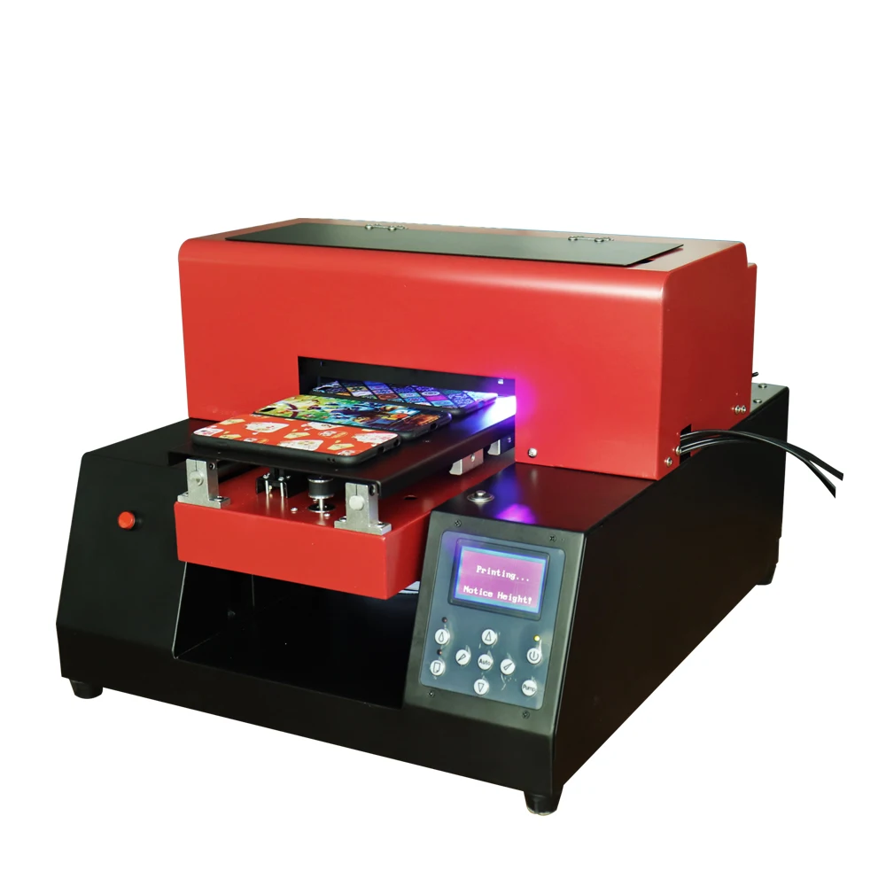 Automatic A4 small size UV Flatbed Printer a4 uv printer