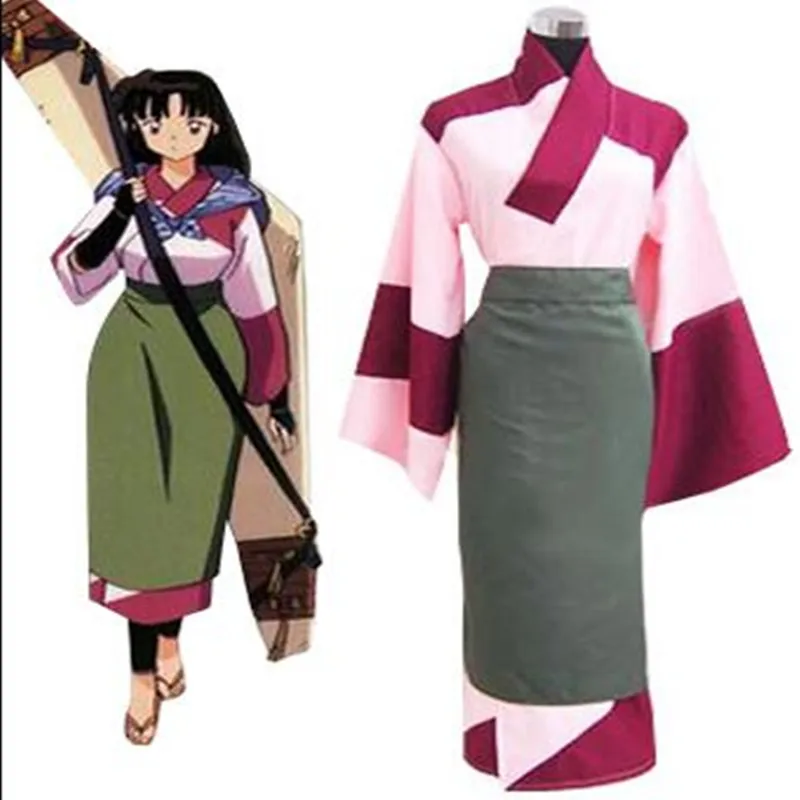 

Can Be Tailored To Anime Inuyasha Cosplay Sango Cos Halloween Party Cos Kimono Set Costume For Men/Women