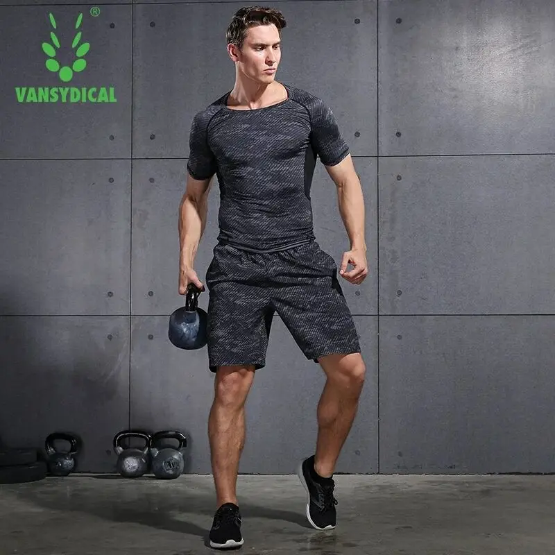 Мужские спортивные костюмы Vansydical комплект из 2 предметов: шорты с коротким