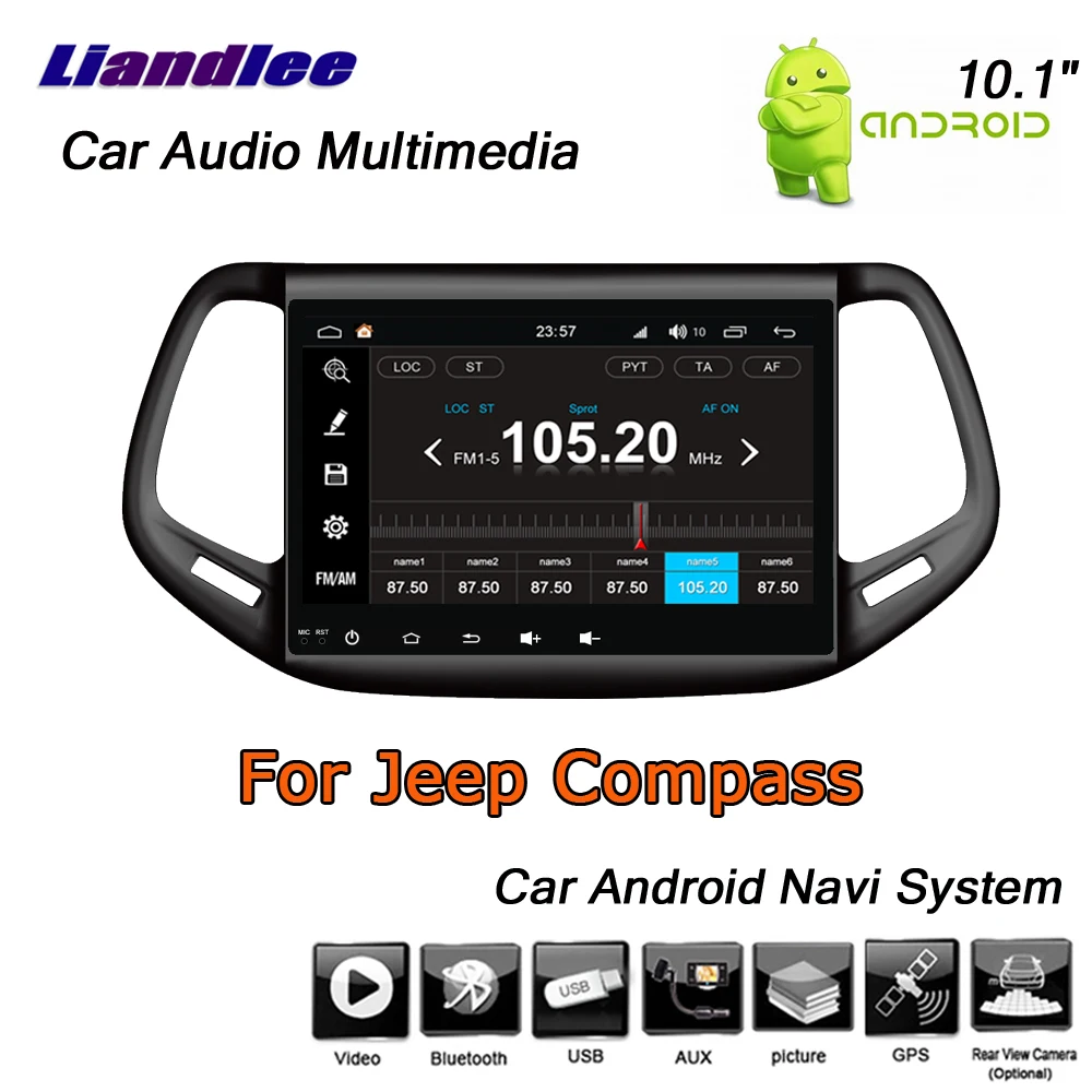 Sale Liandlee Android 8 UP For Jeep Compass 2016~2019 Stereo Car Radio Carplay Camera Wifi GPS Map Navi Navigation System No CD DVD 3 Sale Liandlee Android 8 UP For Jeep Compass 2016~2019 Stereo Car Radio Carplay Camera Wifi GPS Map Navi Navigation System No CD DVD 3